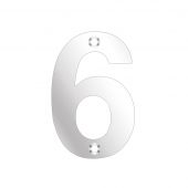 ZSN06APS - Zoo Hardware Numeral &lpar;No 6 & 9&rpar; 75mm Polished Stainless