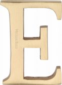 C1565 2 E-SB Heritage Brass Alphabet E Pin Fix 51mm &lpar;2"&rpar; Satin Brass Finish