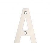 ZSNASS75 - Zoo Hardware Letter &lpar;A&rpar; 75mm Satin Stainless Steel