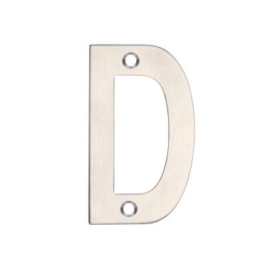 Click Here To Enlarge This Photo Of ZSNDSS75 - Zoo Hardware Letter &lpar;D&rpar; 75mm Satin Stainless Steel