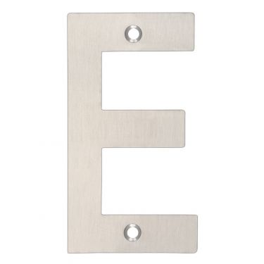 Click Here To Enlarge This Photo Of ZSNESS - Zoo Hardware Letter &lpar;E&rpar; 102mm Satin Stainless Steel