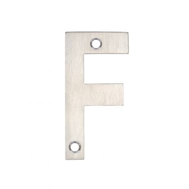 Click Here To Enlarge This Photo Of ZSNFSS75 - Zoo Hardware Letter &lpar;F&rpar; 75mm Satin Stainless Steel