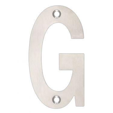 Click Here To Enlarge This Photo Of ZSNGSS - Zoo Hardware Letter &lpar;G&rpar; 102mm Satin Stainless Steel