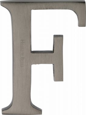 Click Here To Enlarge This Photo Of C1565 2 F-MB Heritage Brass Alphabet F Pin Fix 51mm &lpar;2"&rpar; Matt Bronze Finish