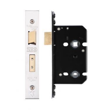Click Here To Enlarge This Photo Of ZUKB64SS - Zoo Hardware Architectural Heavy Duty Bathroom Lock 64mm &lpar;45mm backset&rpar; Satin Stainless Steel