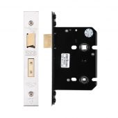 ZUKB76SS - Zoo Hardware Architectural Heavy Duty Bathroom Lock 76mm &lpar;57mm backset&rpar; Satin Stainless Steel