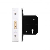 ZUKD564SS - Zoo Hardware Architectural Heavy Duty 5 Lever Deadlock 64mm &lpar;45mm backset&rpar; Satin Stainless Steel