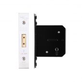 ZUKD576SS - Zoo Hardware Architectural Heavy Duty 5 Lever Deadlock 76mm &lpar;57mm backset&rpar; Satin Stainless Steel