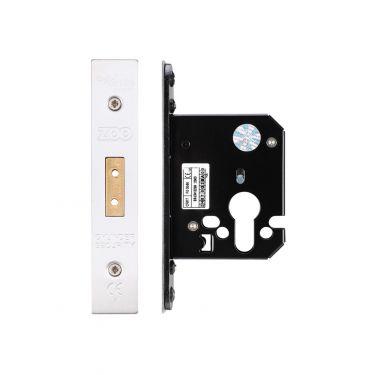 Click Here To Enlarge This Photo Of ZUKD64EPSS - Zoo Hardware Architectural Heavy Duty Euro Profile Deadlock 64mm &lpar;45mm backset&rpar; Satin Stainless Steel
