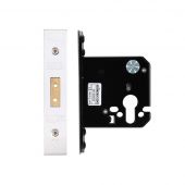 ZUKD76EPSS - Zoo Hardware Architectural Heavy Duty Euro Profile Deadlock 76mm &lpar;57mm backset&rpar; Satin Stainless Steel