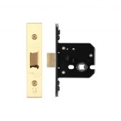 ZUKF64PVD - Zoo Hardware Architectural Heavy Duty Flat latch 64mm &lpar;45mm backset&rpar; PVD Stainless Brass