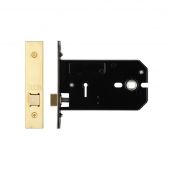 ZUKH127PVD - Zoo Hardware Architectural Heavy Duty Horizontal Latch 127mm &lpar;102mm backset&rpar; Polished Brass