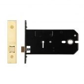 ZUKH152PVD - Zoo Hardware Architectural Heavy Duty Horizontal Latch 152mm &lpar;127mm backset&rpar; Polished Brass