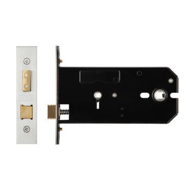 Click Here To Enlarge This Photo Of ZUKHB152SS - Zoo Hardware Architectural Heavy Duty Horizontal Bathroom Lock 152mm &lpar;127mm backset&rpar; Satin Stainless Steel