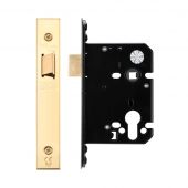 ZUKU76PVD - Zoo Hardware Architectural Heavy Duty Upright Latch 76mm &lpar;57mm backset&rpar; PVD Stainless Brass