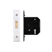 ZURD364SS - Zoo Hardware 3 Lever Replacement Deadlock 64mm &lpar;45mm backset&rpar; Satin Stainless Steel