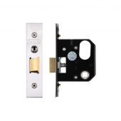 ZURNL64SS - Zoo Hardware Replacement Mortice Nightlatch 64mm &lpar;45mm backset&rpar; Satin Stainless Steel