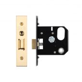 ZURNL76PVD - Zoo Hardware Replacement Mortice Nightlatch 76mm &lpar;57mm backset&rpar; PVD Stainless Brass