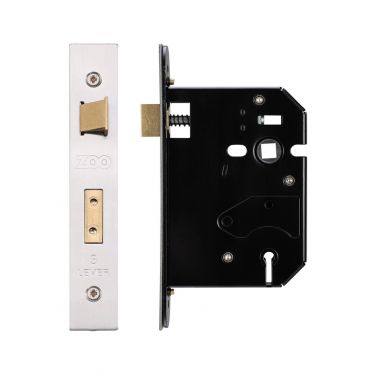 Click Here To Enlarge This Photo Of ZURS376SS - Zoo Hardware 3 Lever Replacement Sashlock 76mm &lpar;57mm backset&rpar; Satin Stainless Steel