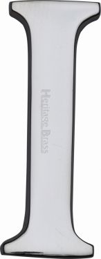 Click Here To Enlarge This Photo Of C1565 2 I-PC Heritage Brass Alphabet I Pin Fix 51mm &lpar;2"&rpar; Polished Chrome Finish