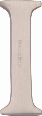 Click Here To Enlarge This Photo Of C1565 2 I-SN Heritage Brass Alphabet I Pin Fix 51mm &lpar;2"&rpar; Satin Nickel Finish