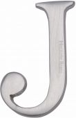 C1565 2 J-SC Heritage Brass Alphabet J Pin Fix 51mm &lpar;2"&rpar; Satin Chrome Finish