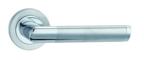 Click Here To Enlarge This Photo Of Fortessa - FCOAZT-SPC - Aztec Lever on a Rose Satin&sol;Polished Chrome Finish