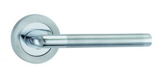 Fortessa - FCOFOK-SPC - Foko Lever on a Rose Satin&sol;Polished Chrome Finish