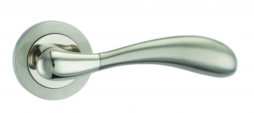Click Here To Enlarge This Photo Of Fortessa - FDEMAY-SNNP - Maya Lever on a Rose Satin Nickel&sol;Polished Nickel Finish