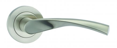 Click Here To Enlarge This Photo Of Fortessa - FCOVER-SN - Verto Lever on a Rose Satin Nickel Finish