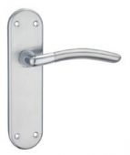Fortessa - FLOCAMA-SPC - Amalfi Lock on Backplate Satin&sol;Polished Chrome Finish