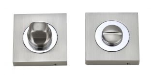 Fortessa - FWCSTT-SNCP - Square Turn and Release Satin Nickel&sol;Polished Chrome Finish