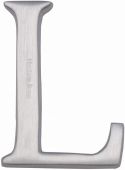 C1565 2 L-SC Heritage Brass Alphabet L Pin Fix 51mm &lpar;2"&rpar; Satin Chrome Finish