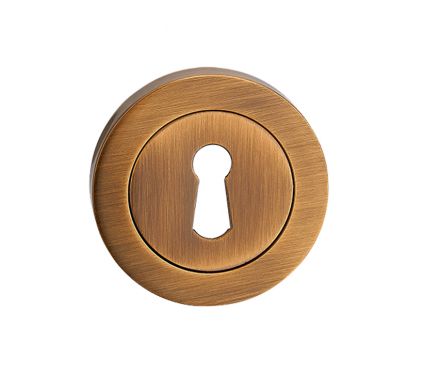 Click Here To Enlarge This Photo Of Fortessa - FESC-AB - Round Keyhole Escutcheon Antique Bronze Finish