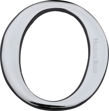Click Here To Enlarge This Photo Of C1565 2 O-PC Heritage Brass Alphabet O Pin Fix 51mm &lpar;2"&rpar; Polished Chrome Finish