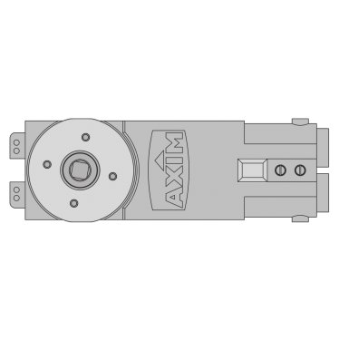 Click Here To Enlarge This Photo Of L27253 - AXIM TC-9901 Concealed Transom Closer Body Only Size 1 &lpar;Hold Open&rpar;