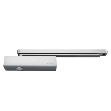 Click Here To Enlarge This Photo Of L23558 - BRITON 2321B&period;T&period;SES Size 2-4 Cam Action Door Closer with Trimplate Cover - Silver &lpar;Pull side of door or pull side transom&rpar;