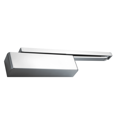 Click Here To Enlarge This Photo Of L23556 - BRITON 2320B&period;T&period;S&period;SES Size 2-4 Cam Action Door Closer with Softline Cover - Silver &lpar;Pull side of door or push side transom&rpar;