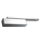 L23559 - BRITON 2321B&period;T&period;S&period;SES Size 2-4 Cam Action Door Closer with Trimplate Cover - Silver &lpar;Pull side of door or push side transom&rpar;