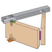 1158 - HENDERSON B15&sol;4 Door Bifold Folding Track Sliding Door Gear to suit 1525mm Opening &lpar;Max 4 Doors&rpar;