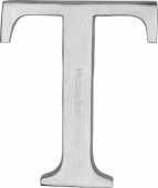 C1565 2 T-SC Heritage Brass Alphabet T Pin Fix 51mm &lpar;2"&rpar; Satin Chrome Finish