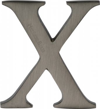 Click Here To Enlarge This Photo Of C1565 2 X-MB Heritage Brass Alphabet X Pin Fix 51mm &lpar;2"&rpar; Matt Bronze Finish