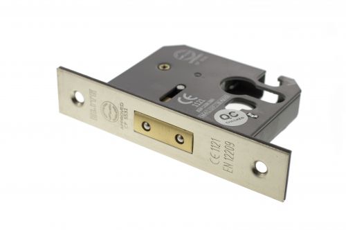 Click Here To Enlarge This Photo Of Atlantic - ALKDEADE3SN Euro Profile Mortice Deadlock &lbrack;CE&rsqb; 3" - Satin Nickel