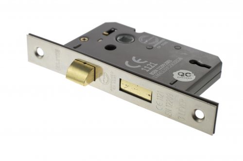 Click Here To Enlarge This Photo Of Atlantic - ALKSASH3LK25SN 3 Lever Key Sashlock &lbrack;CE&rsqb; 2&period;5" - Satin Nickel
