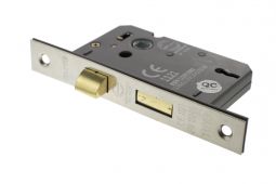 Atlantic - ALKSASH3LK25SN 3 Lever Key Sashlock &lbrack;CE&rsqb; 2&period;5" - Satin Nickel