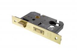 Atlantic - ALKSASHE25PB Euro Profile Mortice Sashlock &lbrack;CE&rsqb; 2&period;5" - Polished Brass