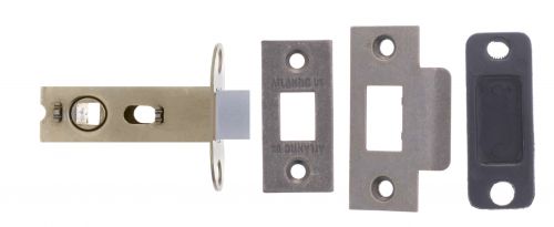 Click Here To Enlarge This Photo Of Atlantic - AL25DS Bolt Through Tubular Mortice Latch 2&period;5" - Distressed Silver