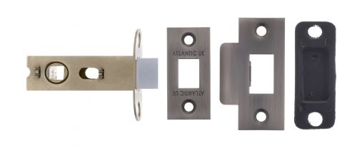 Click Here To Enlarge This Photo Of Atlantic - AL25MBN Bolt Through Tubular Mortice Latch 2&period;5" - Matt Gun Metal