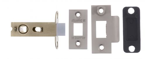 Click Here To Enlarge This Photo Of Atlantic - AL25SN Bolt Through Tubular Mortice Latch 2&period;5" - Satin Nickel