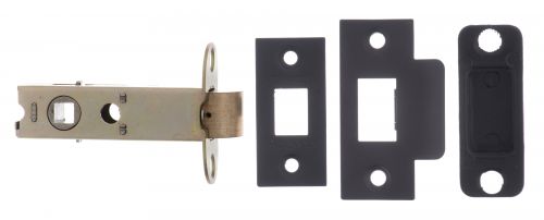 Click Here To Enlarge This Photo Of Atlantic - AL3MB Heavy Duty Bolt Through Tubular Mortice Latch 3" - Matt Black